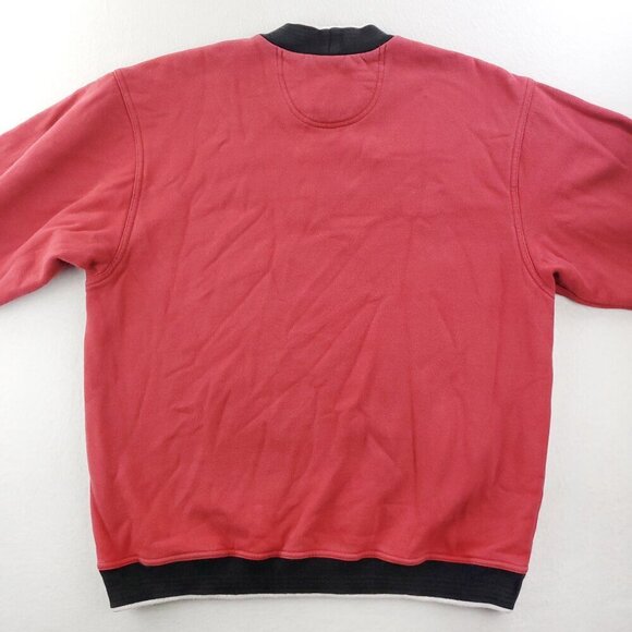 Nike Vintage Sweatshirt Silver Tag 90s Spell Out Block Letter Swoosh Men's Large - Picture 5 of 14